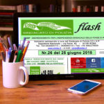 COISP Flash nr. 26 del 25 Giugno 2018 Coisp Flash N.26 del 2018