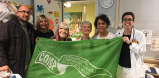 Ferrara, la Befana del Coisp visita i bambini dell’Ospedale Civile S.Anna