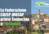 La Federazione COISP-MOSAP primo Sindacato a Frosinone!
