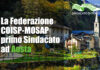 La Federazione COISP-MOSAP primo Sindacato ad Aosta!