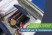 Consiglio Ricompense per lodevole comportamento Info COISP Consigli per le ricompense