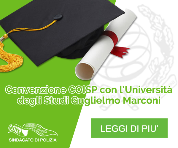 Convenzione COISP Università Guglielmo Marconi