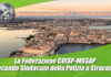 La Federazione COISP-MOSAP Secondo Sindacato a Siracusa!