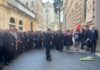 Roma, il COISP presente alla cerimonia di scopertura delle Pietre di inciampo in memoria dei colleghi uccisi dai nazifascisti