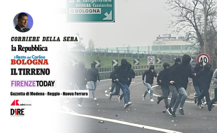 Scontri tra ultras in A1, DASPO a vita per questi delinquenti