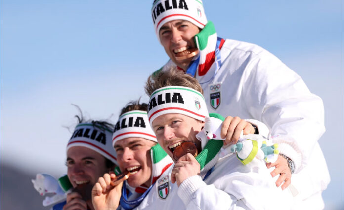 MICO 2026 Bronzo per la squadra di sci di fondo italiana