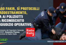 Caso Fakir, protocolli e addestramento, ma al Poliziotto va riconosciuto il giudizio operativo. Il COISP a Radio Radio Caso Fakir e tecniche operative. Il COIS a Radio Radio