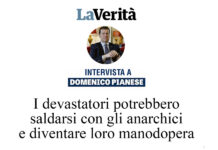 Cortei violenti e saccheggi, Pianese in esclusiva a La Verità: «I devastatori possono diventare la manodopera degli anarchici»