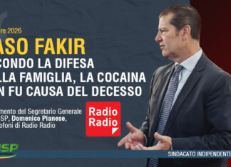 Caso Fakir, la questione della cocaina trovata nel sangue. Il COISP a Radio Radio Sviluppi caso Fakir, il COISP a Radio Radio